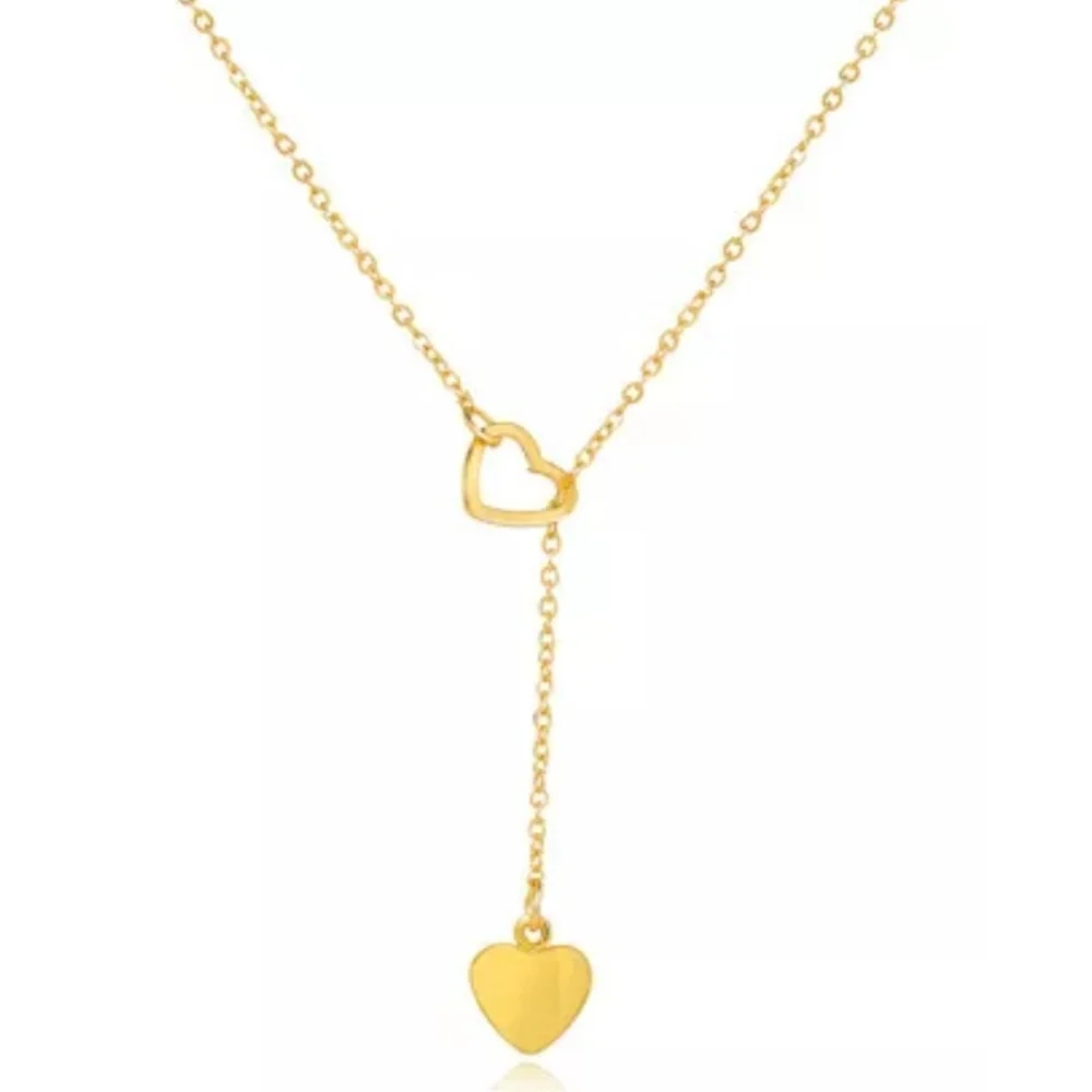 New boutique heart shaped lariat necklace - Picture 2 of 6